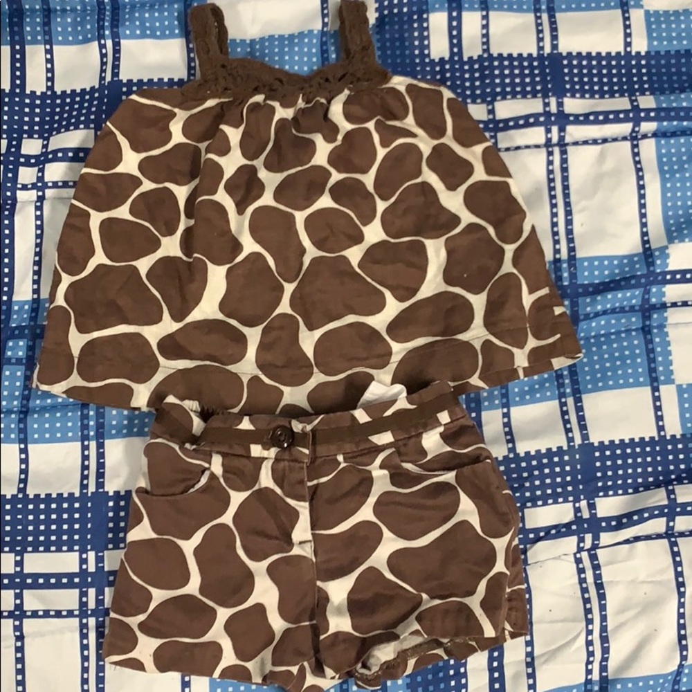 Girls Shorts With Matching Top